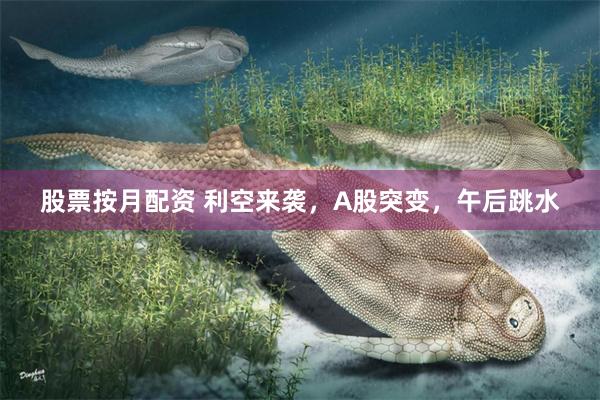 股票按月配资 利空来袭，A股突变，午后跳水