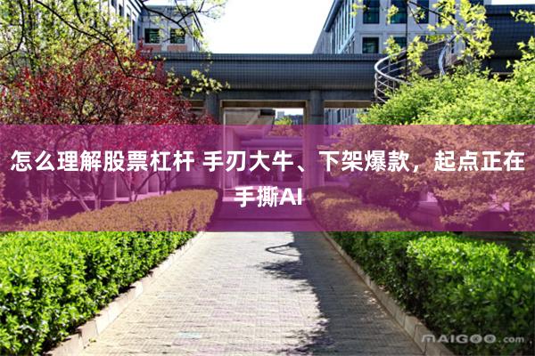 怎么理解股票杠杆 手刃大牛、下架爆款，起点正在手撕AI