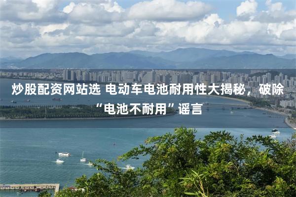 炒股配资网站选 电动车电池耐用性大揭秘,破除“电池不耐用”谣言